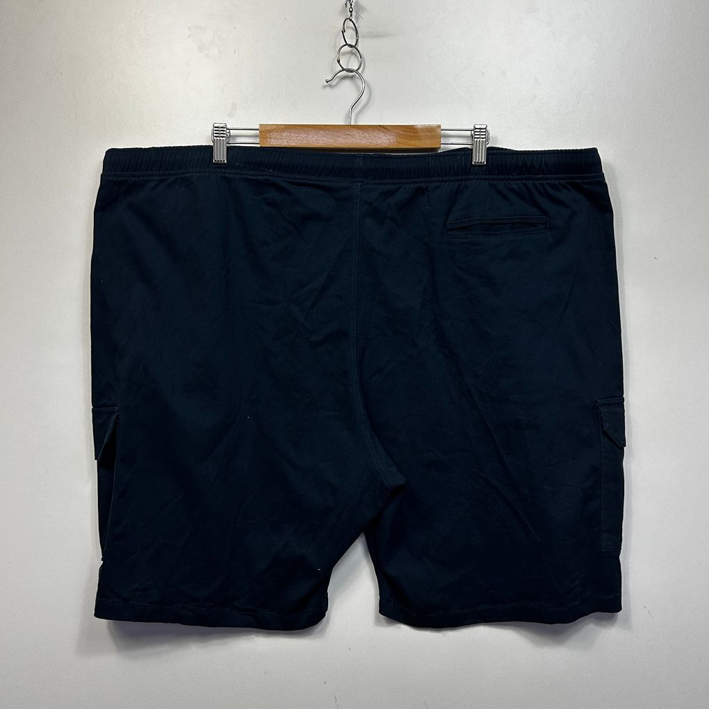 DBK Navy Cotton Cargo Mens Shorts - Size 6XL