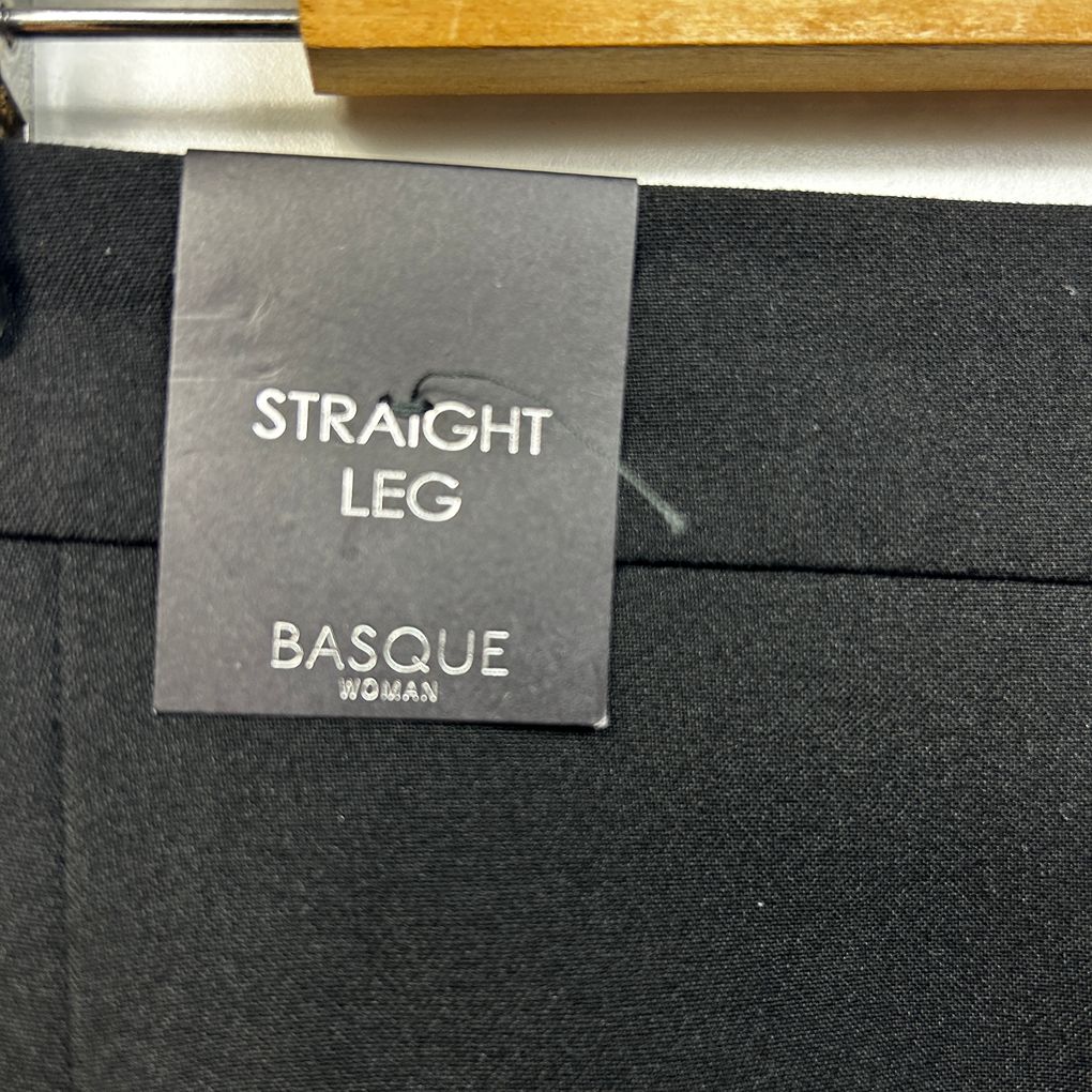 Basque Black Straight Leg Pants - Size 22W