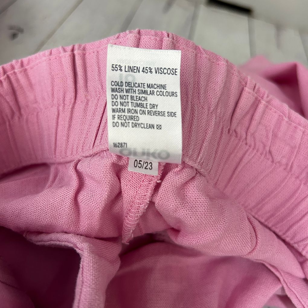 Anko Pink Linen Shorts - Size 16