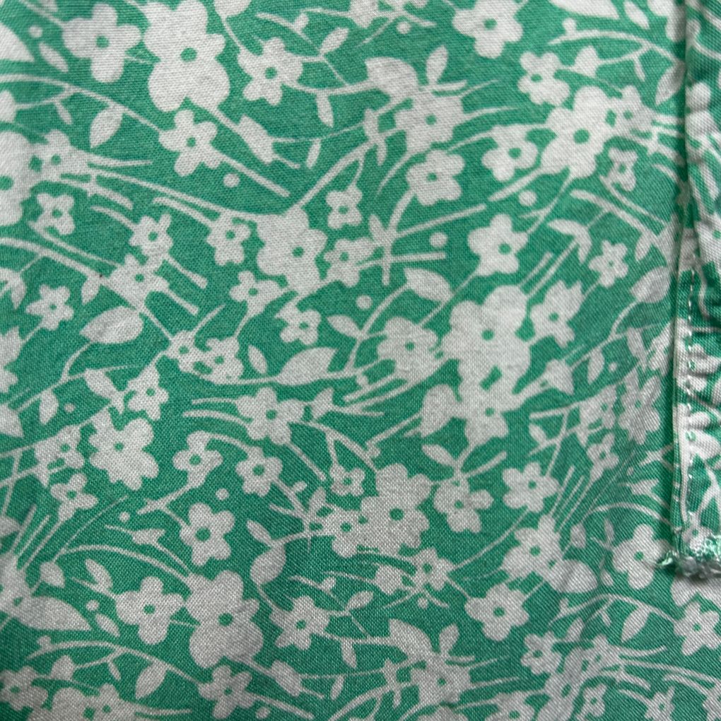 Piyama Green Floral Bell Sleeve Top - Size XL