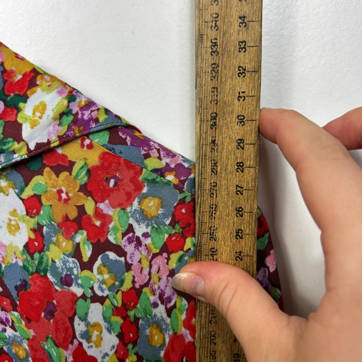 H&M Multicoloured Floral Maxi Shirt Dress - Size XL