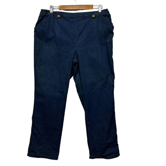Millers Elastic Waist Jeans - Size 16