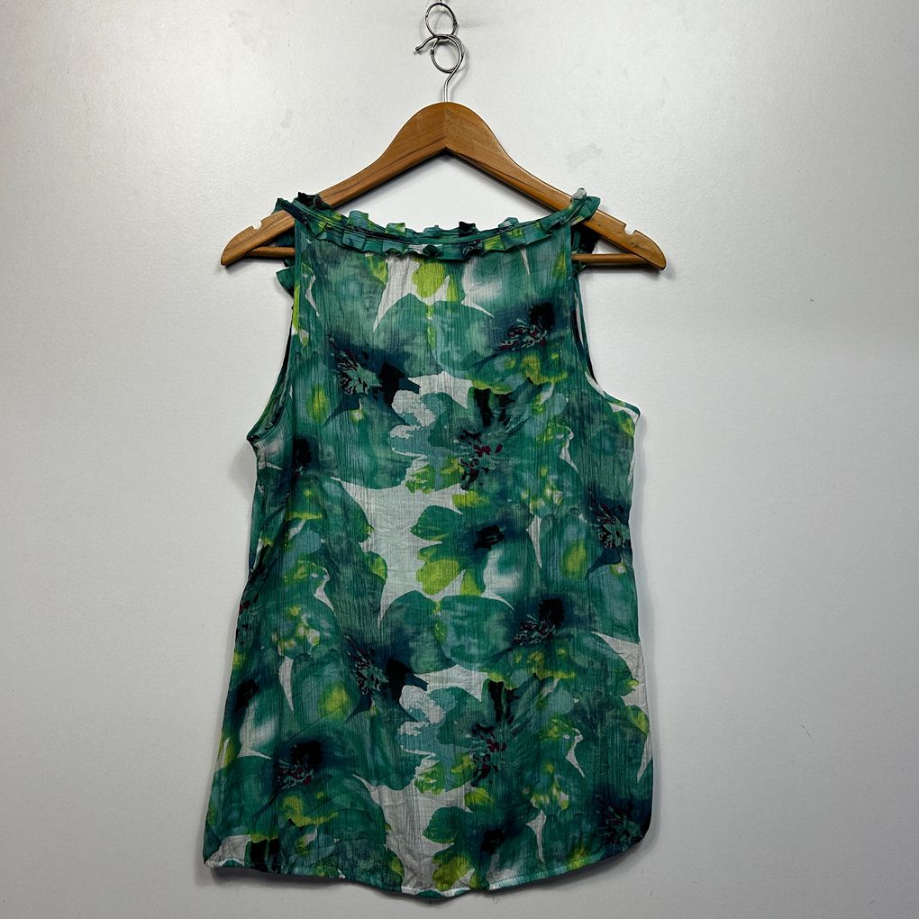 Target Green Plus Size Floral Sleeveless Top - Size 18