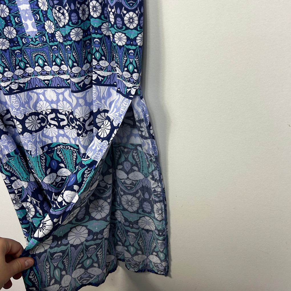 Rockmans Blue Plus Size Midi Skirt - Size 18