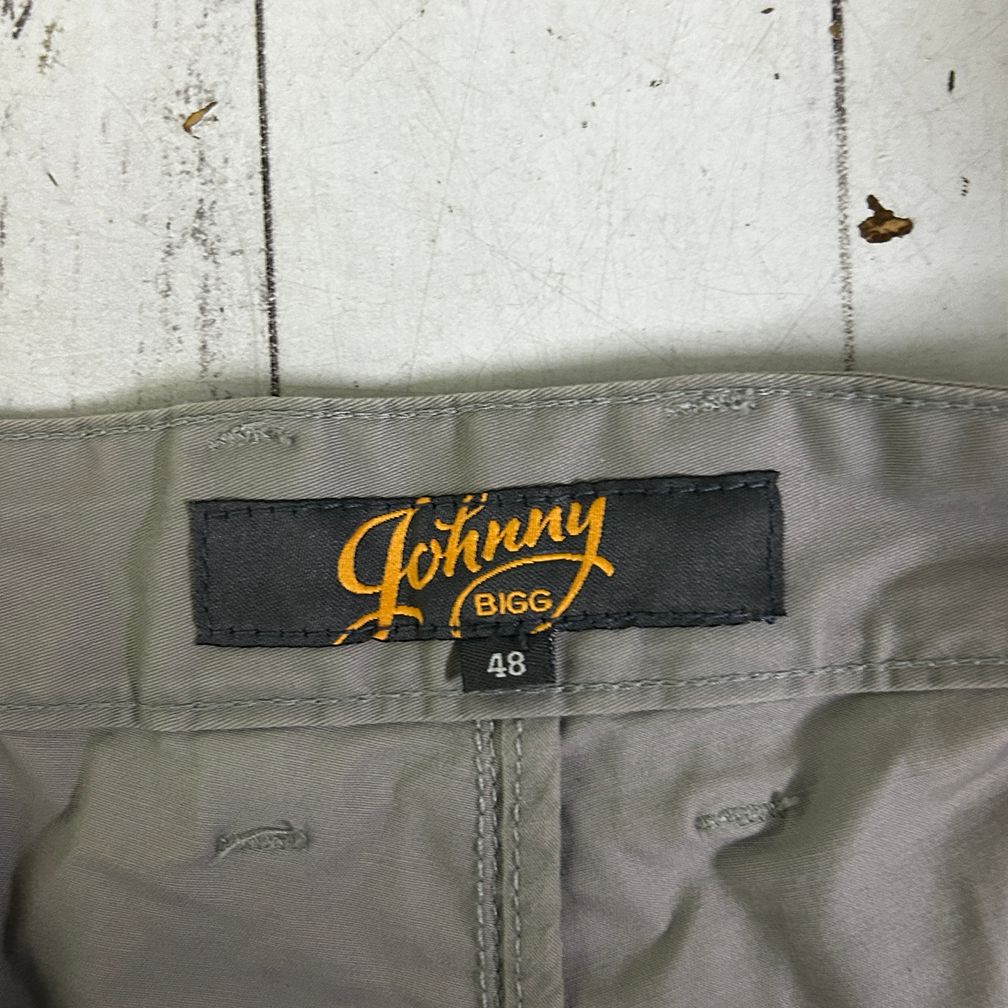 Johnny Bigg Grey Cotton Mens Chino Pants - Size 48