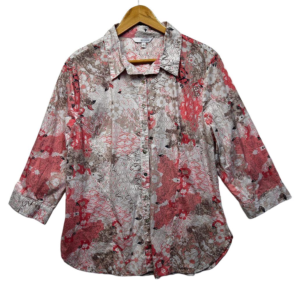 W.Lane Cotton Shirt - Size 16