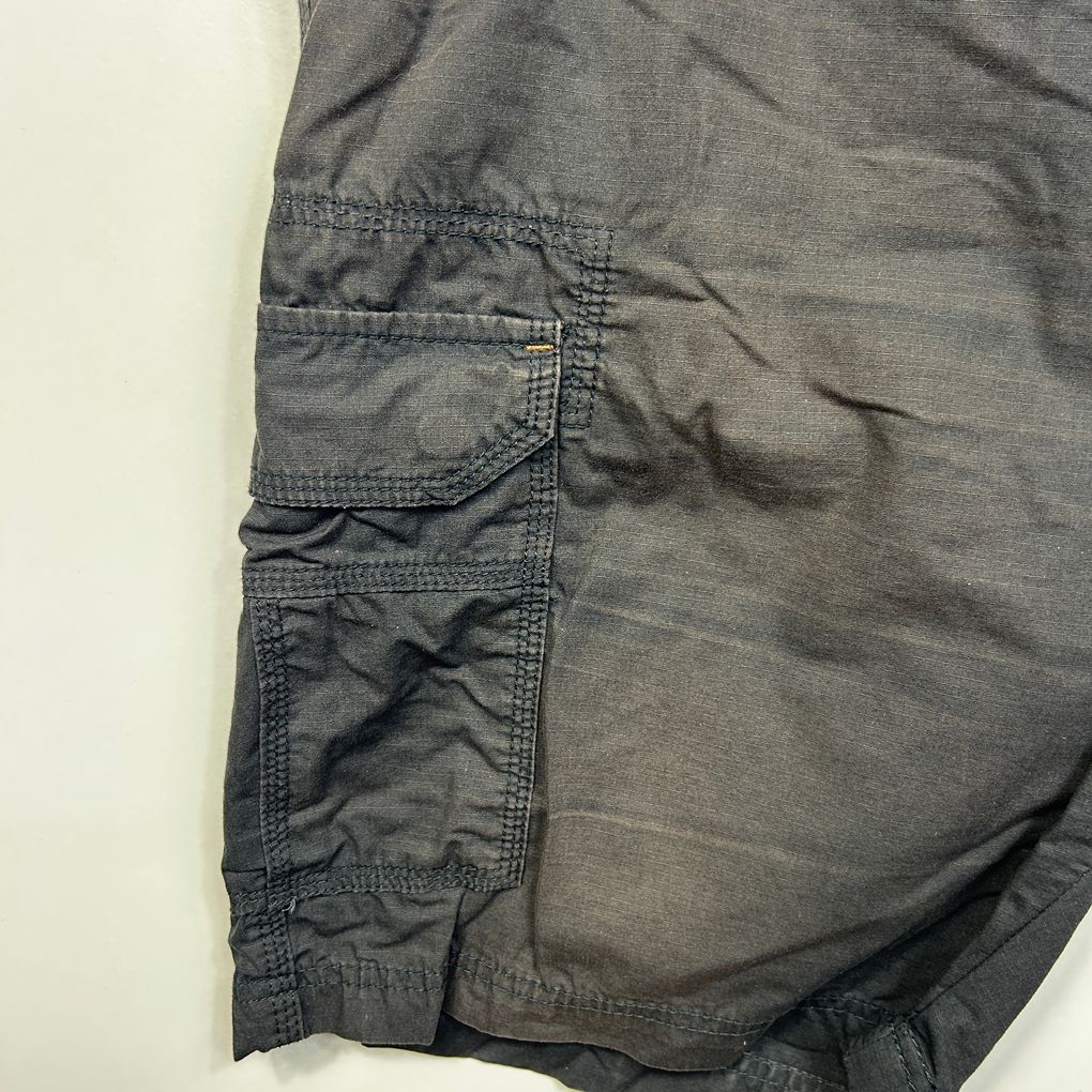 DBK Originals Black Cotton Cargo Shorts - Size 117 (fault Fading)