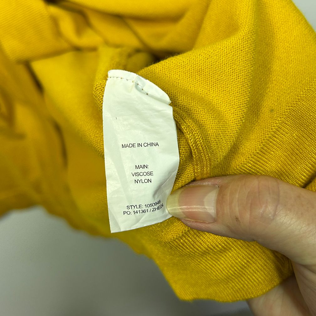 Rockmans Mustard Cardigan - Size XL