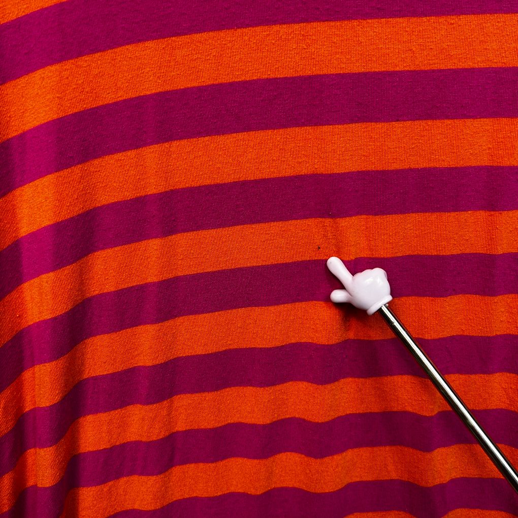 Taking Shape Orange Plus Size Striped Top - Size 18