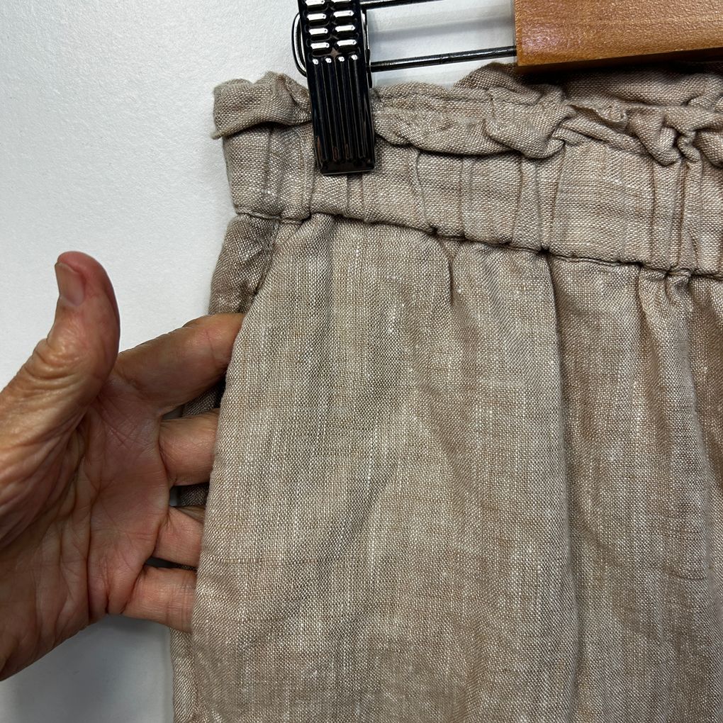 Seed Heritage Beige Linen Pants - Size 12