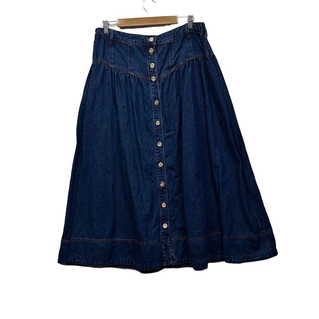 City Chic Denim Skirt - Size M/18