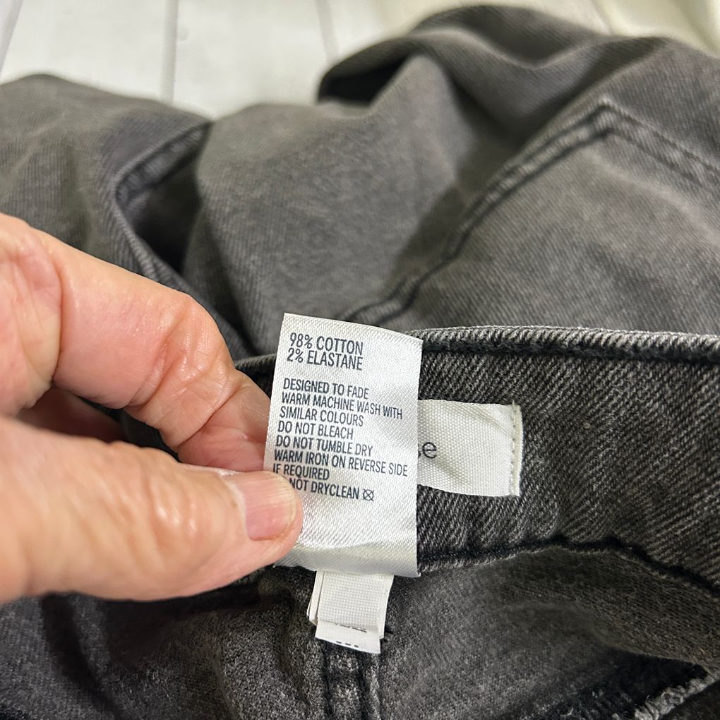 Anko Washed Black Plus Size Mum Jeans - Size 20