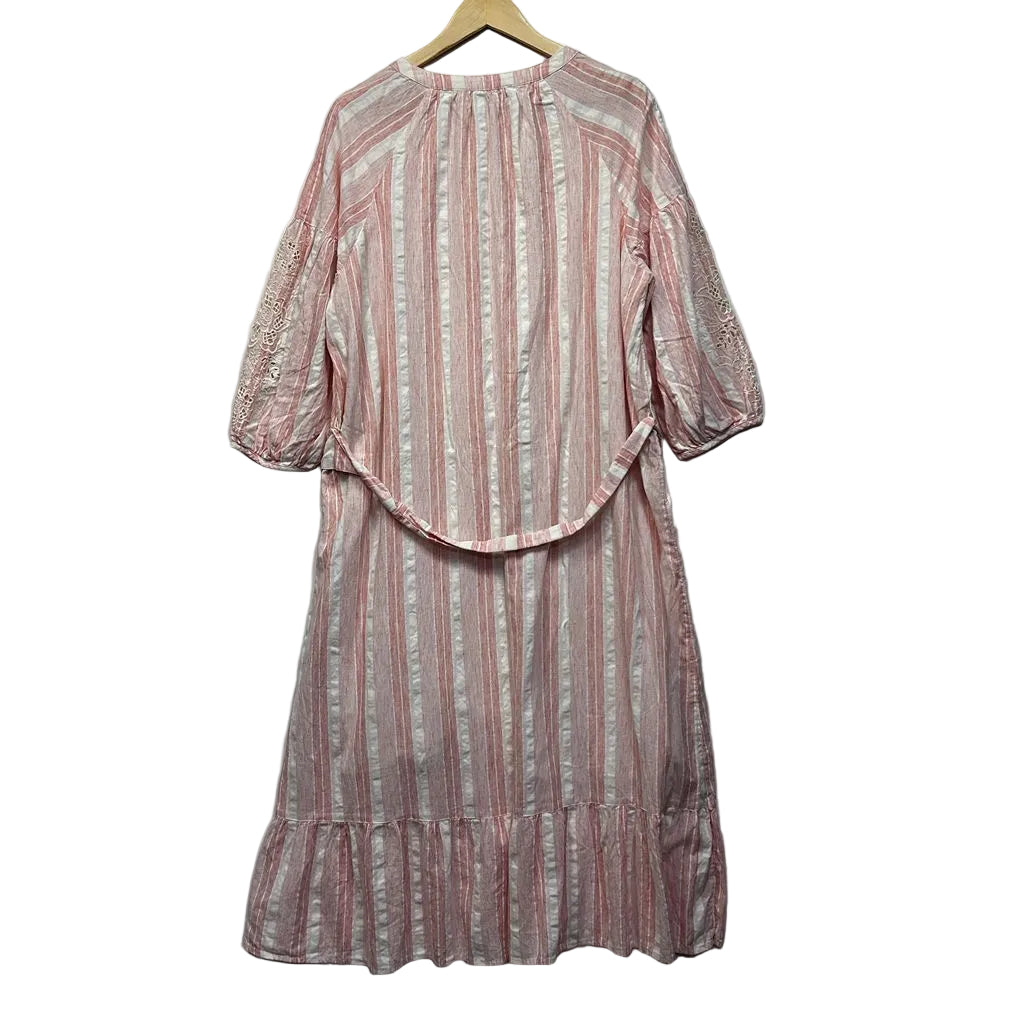 Target Pink Plus Size Striped Cotton Dress - Size 20