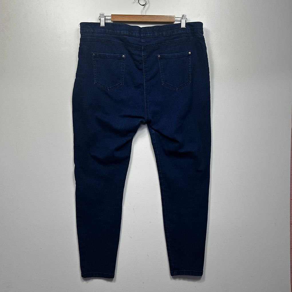 Millers Blue Plus Size Pull On Jeans - Size 18