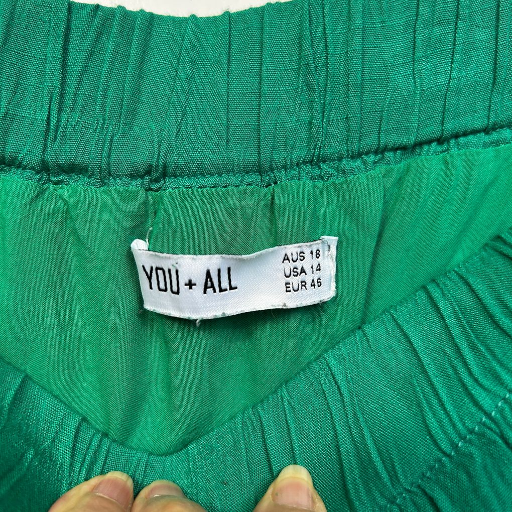 You + All Green Maxi Skirt - Size 18