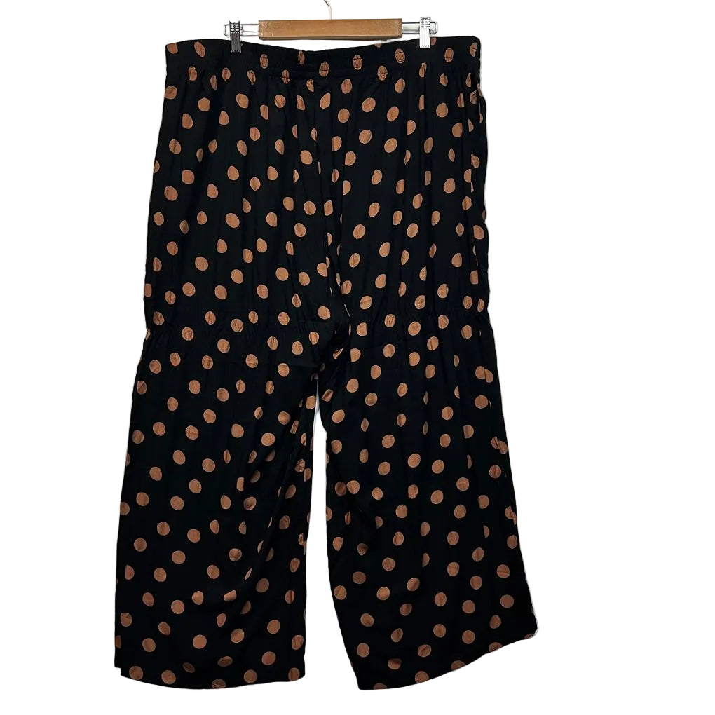 Autograph Black Spot Wide Leg Pants - Size 22