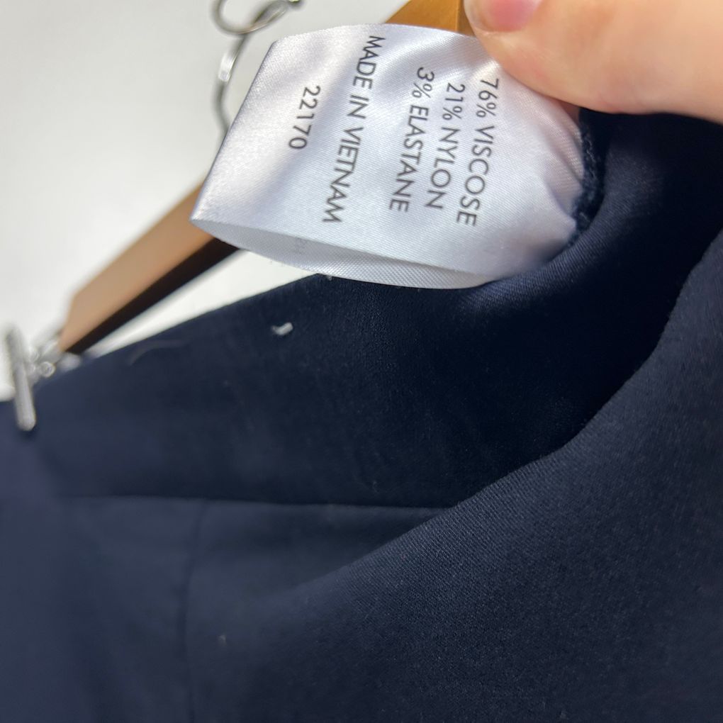 Suzanne Grae Navy Plus Size Shorts - Size 2XL