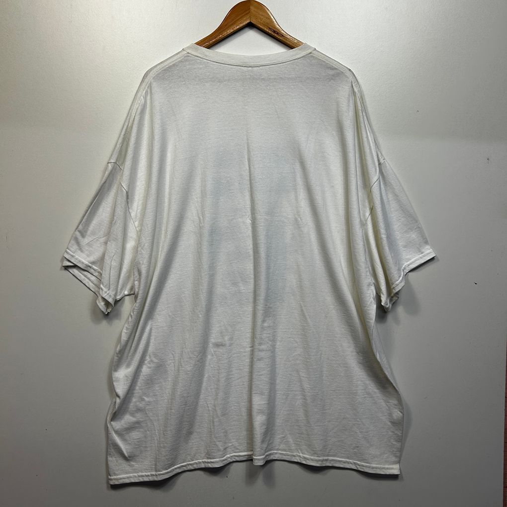 Novetly White Cotton T-Shirt - Size 4XL