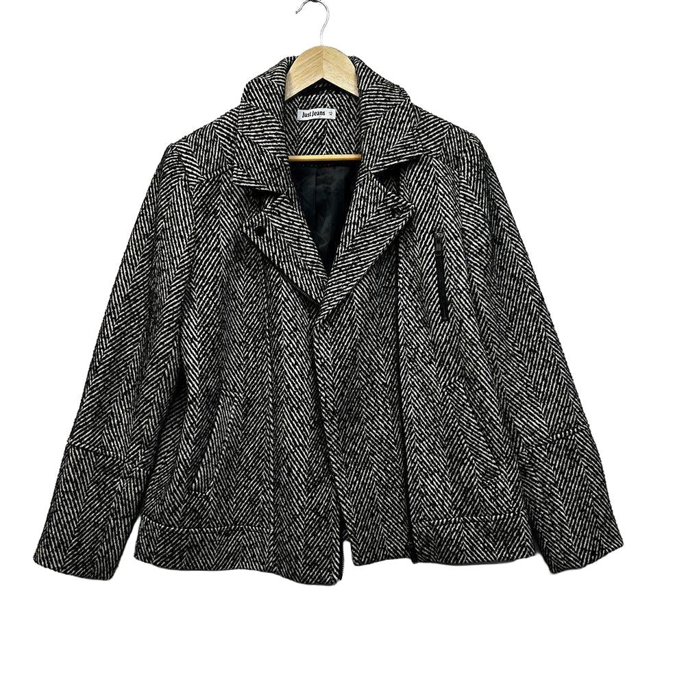 Just Jeans Herringbone Jacket - Size 12