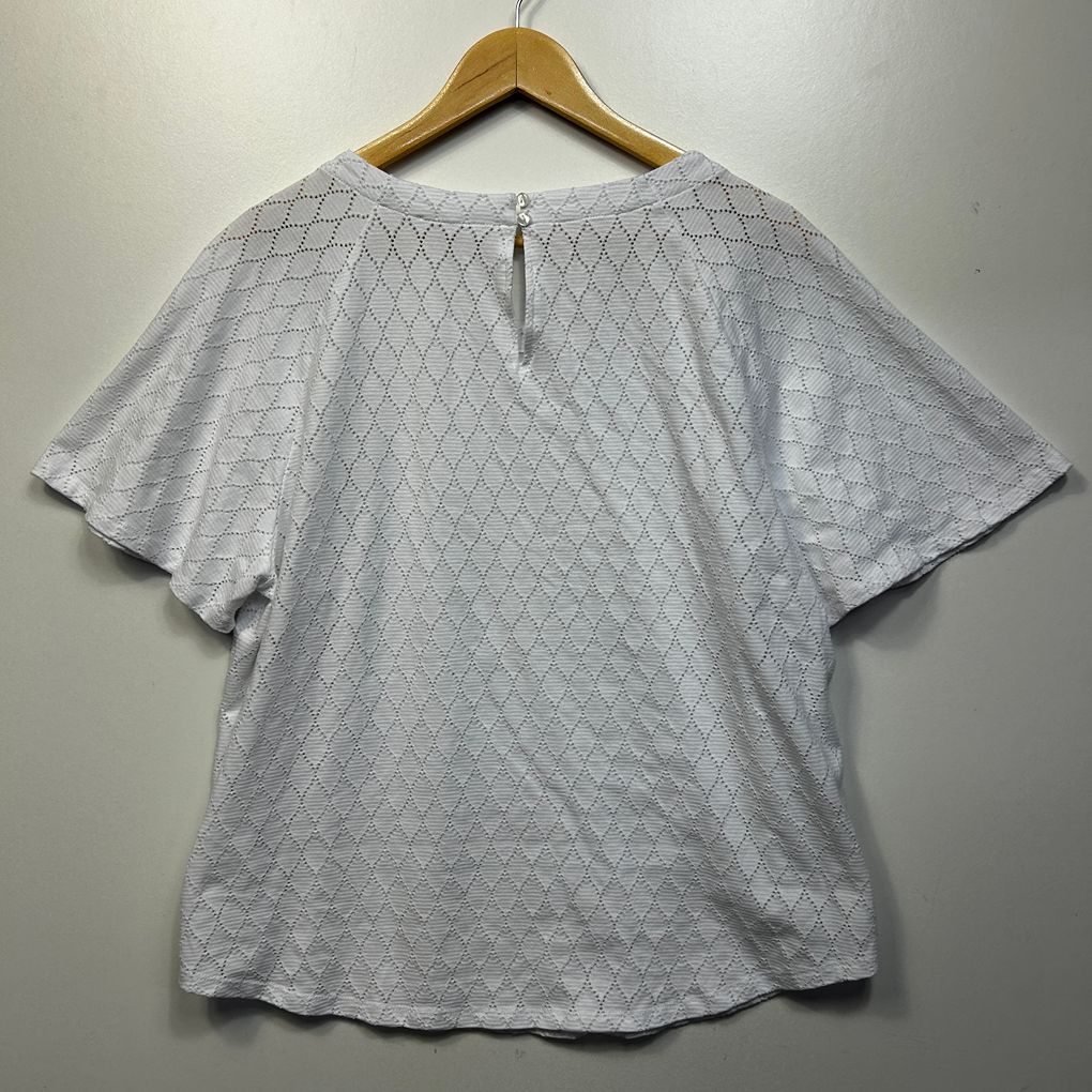 Regatta White Cotton Top - Size 16