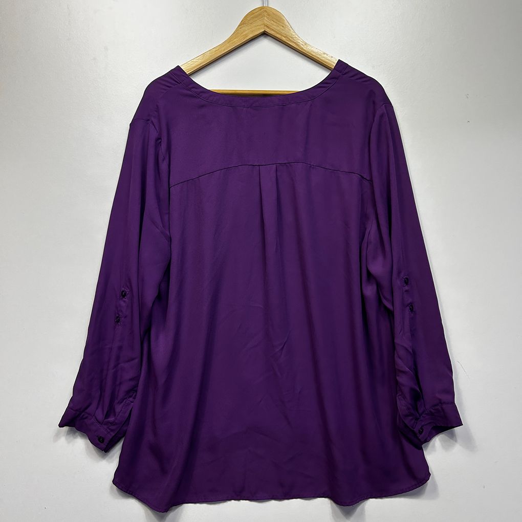 Autograph Purple Plus Size Top - Size 18