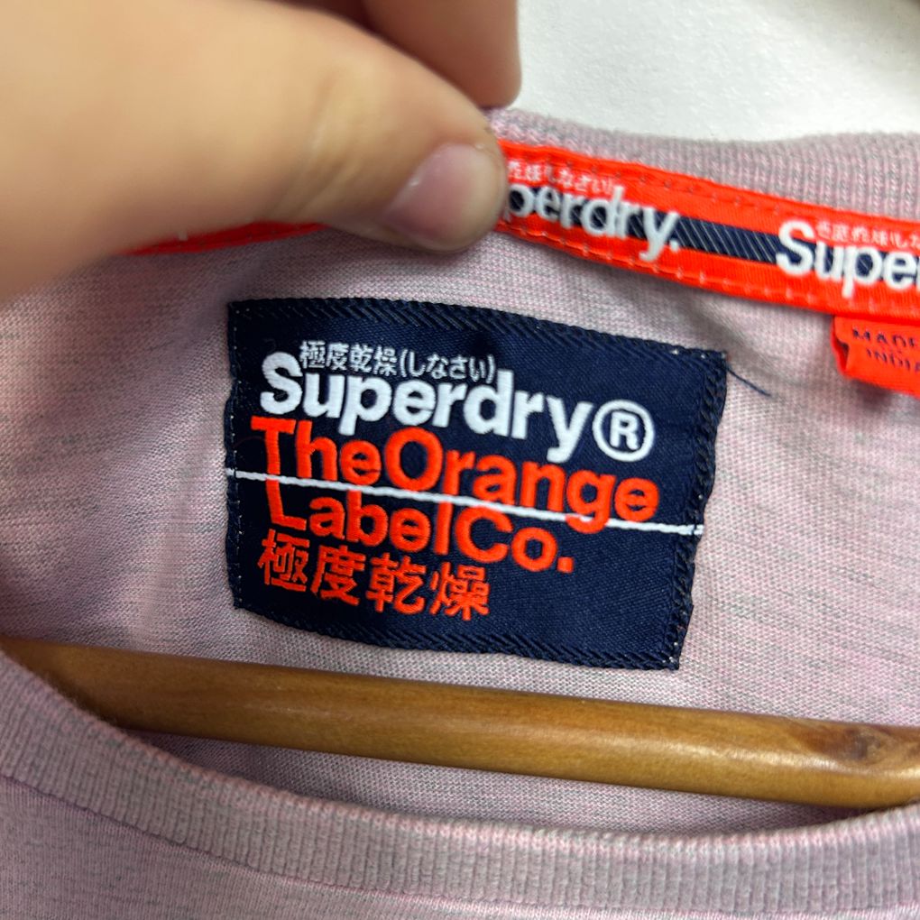 Superdry Lilac Womens T-Shirt - Size XL