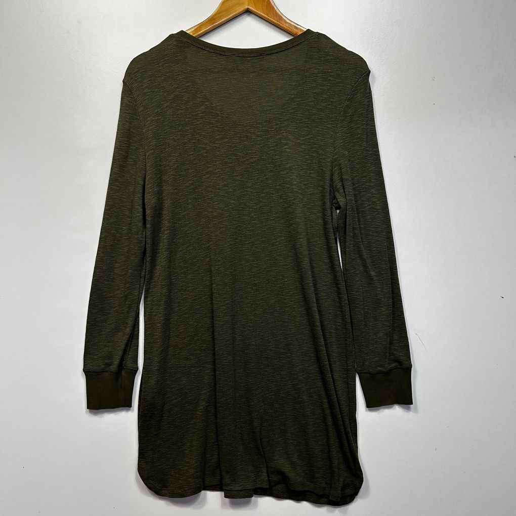Sportsgirl Khaki Longline Top - Size L