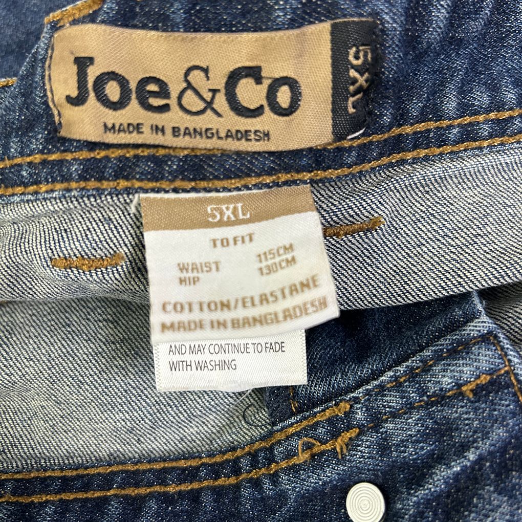 Joe & Co Blue Mens Jeans - Size 5XL