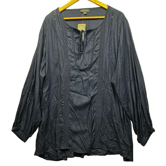 Autograph Lace Trim Top - Size 22
