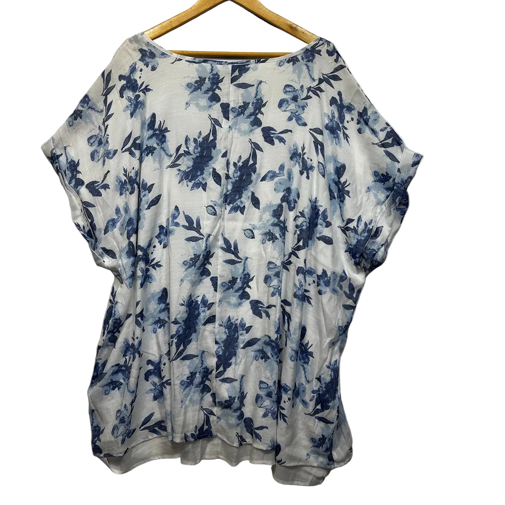 Autograph White Floral Top - Size 26