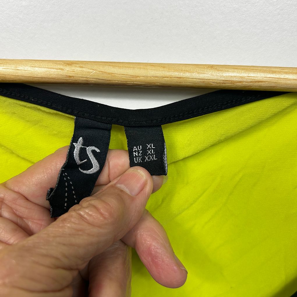 Taking Shape Lime Black Spot Top - Size 22/XL