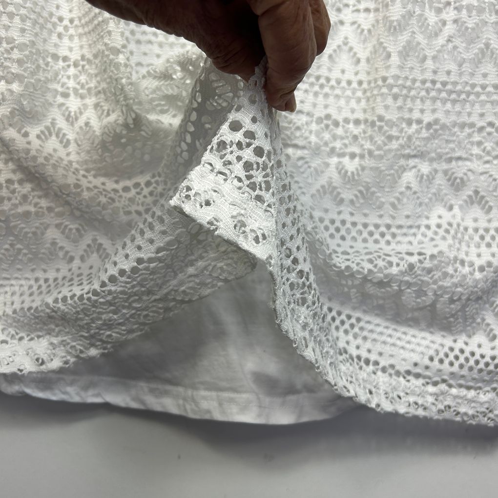City Chic White Top - Size 14/XS