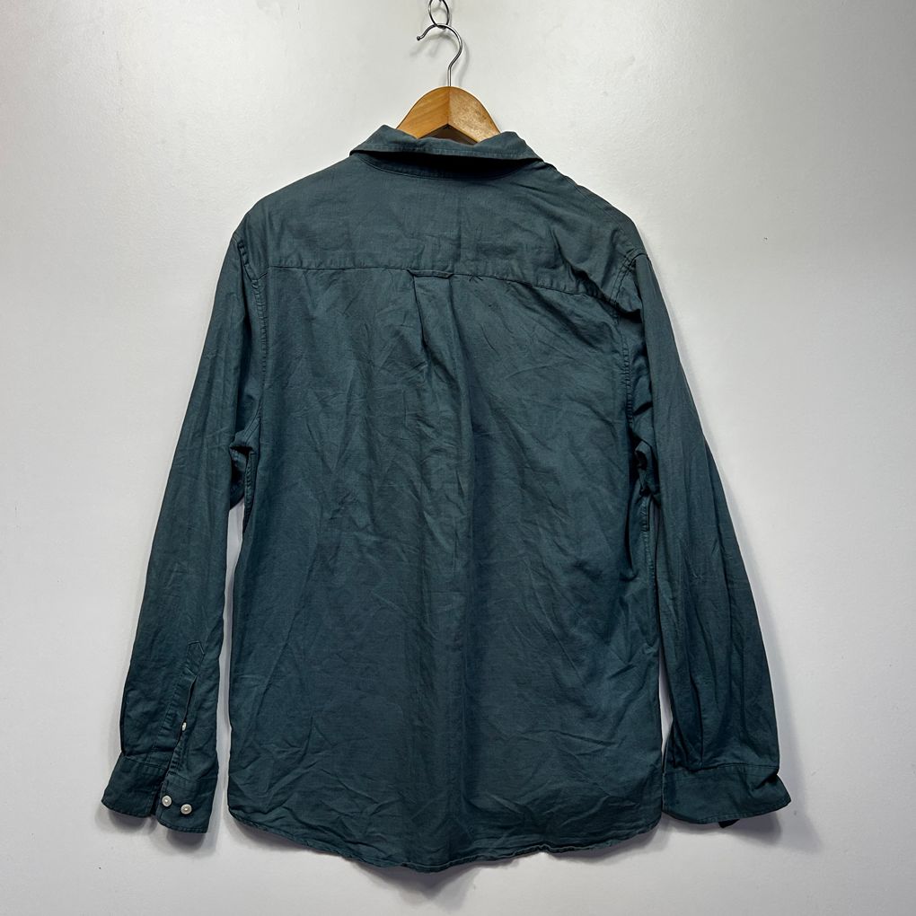 Johnny Bigg Teal Long Sleeve Mens Shirt - Size XL