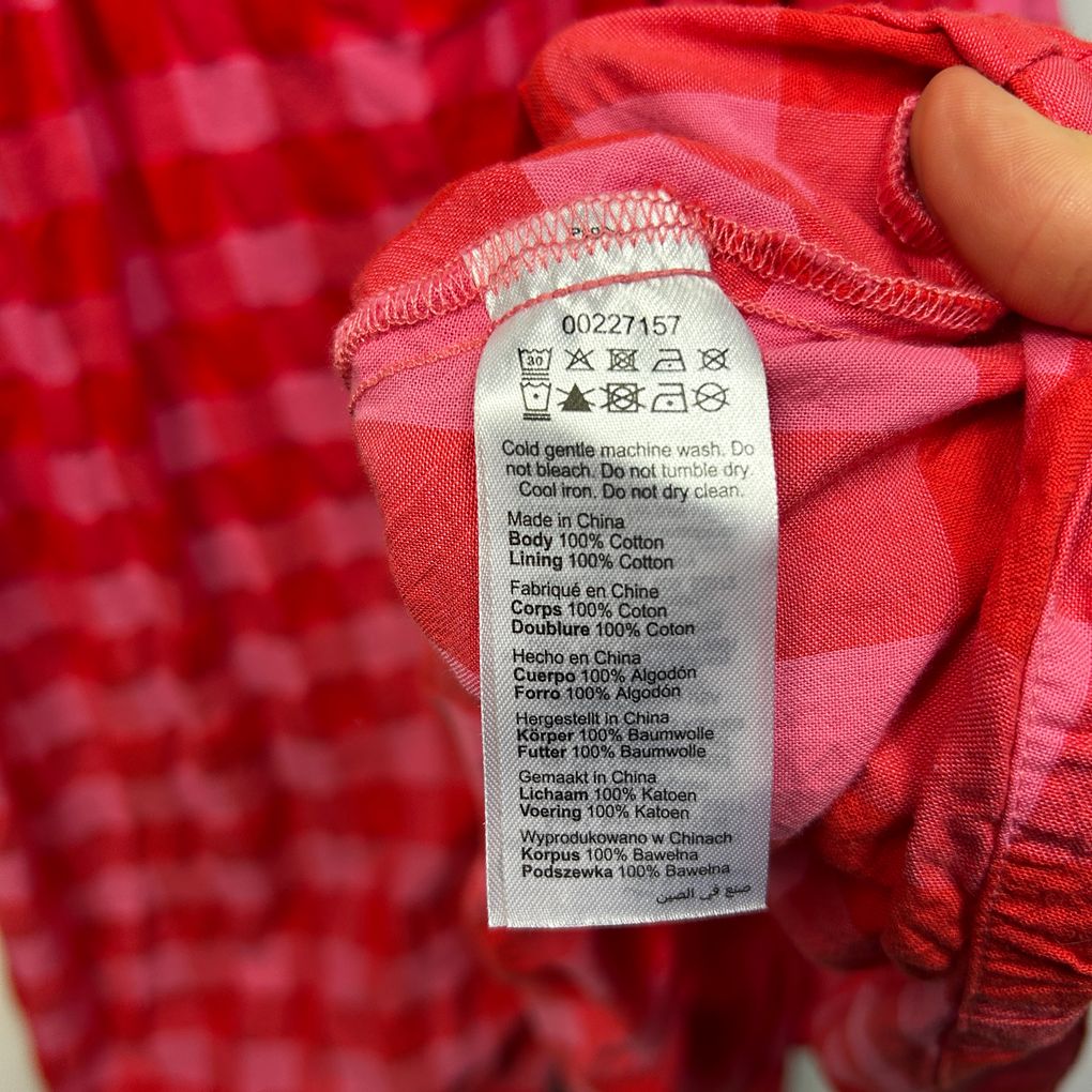 City Chic Pink Plus Size Cotton Gingham Maxi Dress - Size 2XL/24