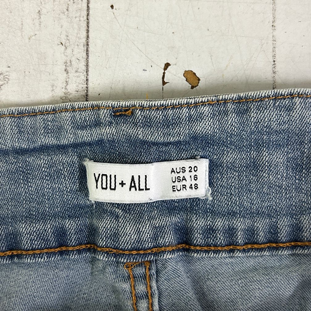 You + All Blue Plus Size Denim Shorts - Size 20