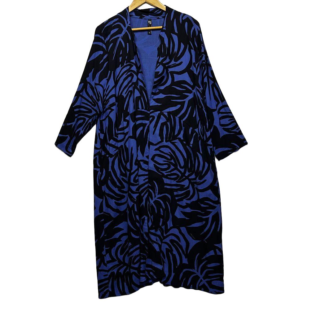 Taking Shape Print Duster Jacket - Size 20