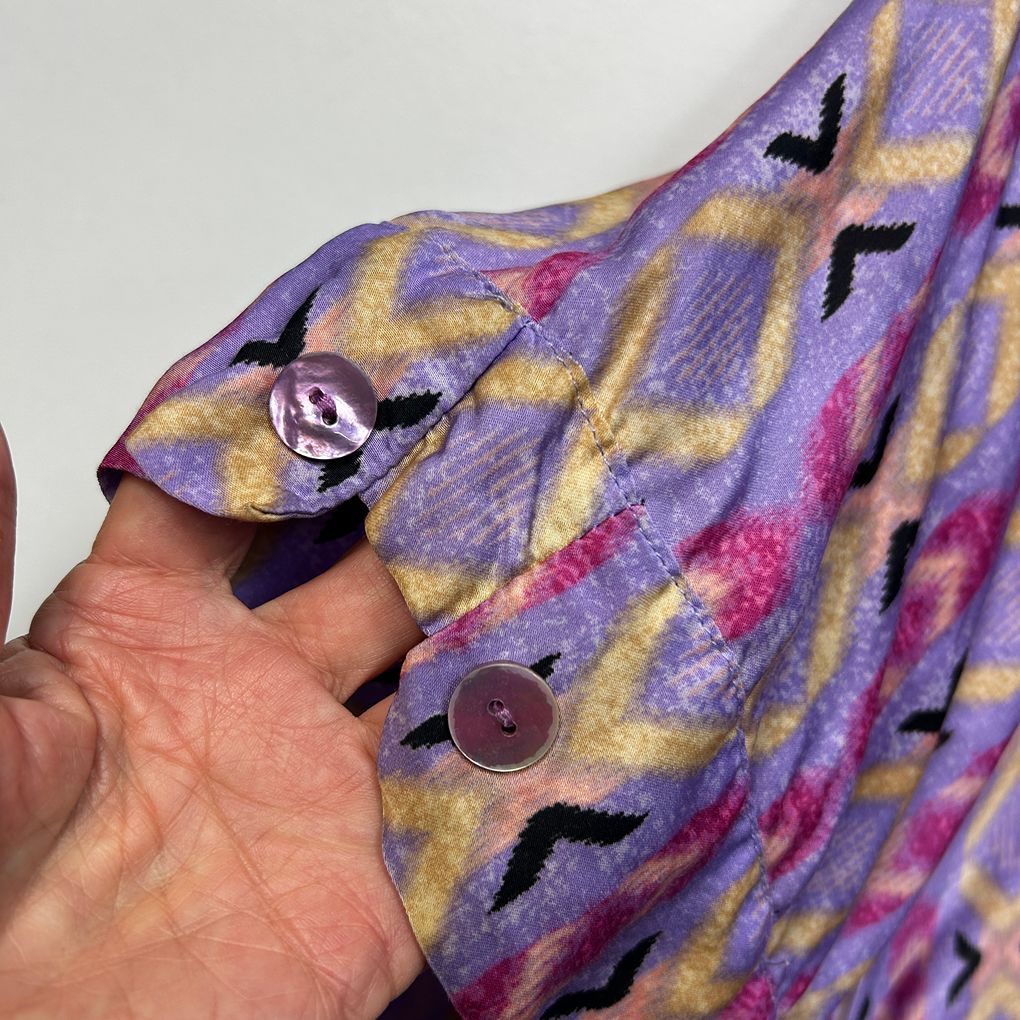 Taking Shape Multicoloured Print Top - Size 24
