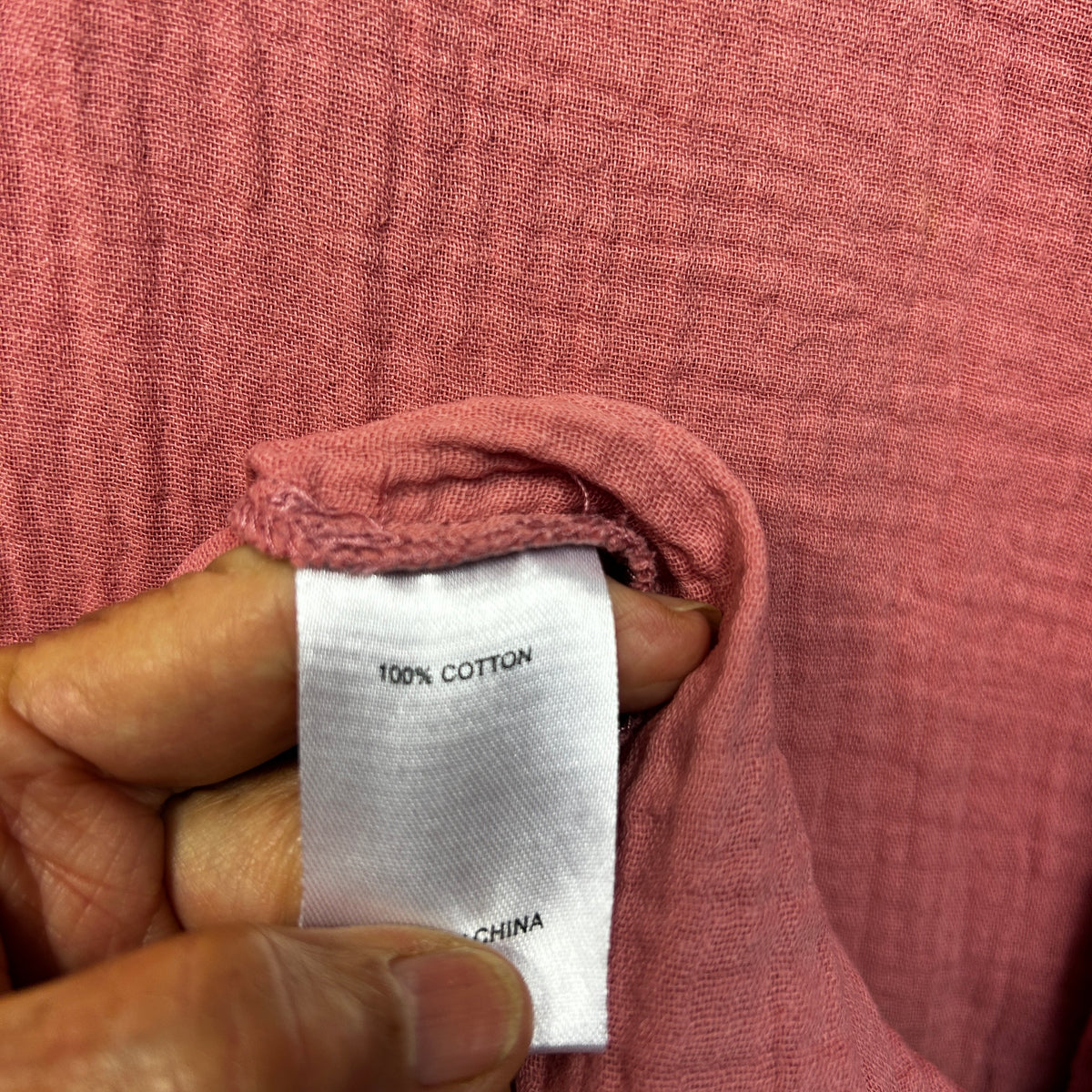 Virtuelle Pink Plus Size Cotton Top - Size S/16
