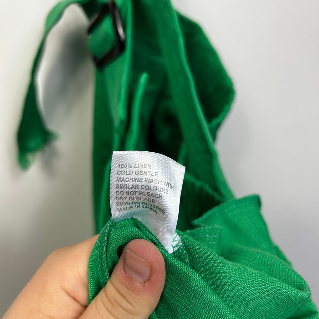Eb&ive Green Linen Pants - Size L