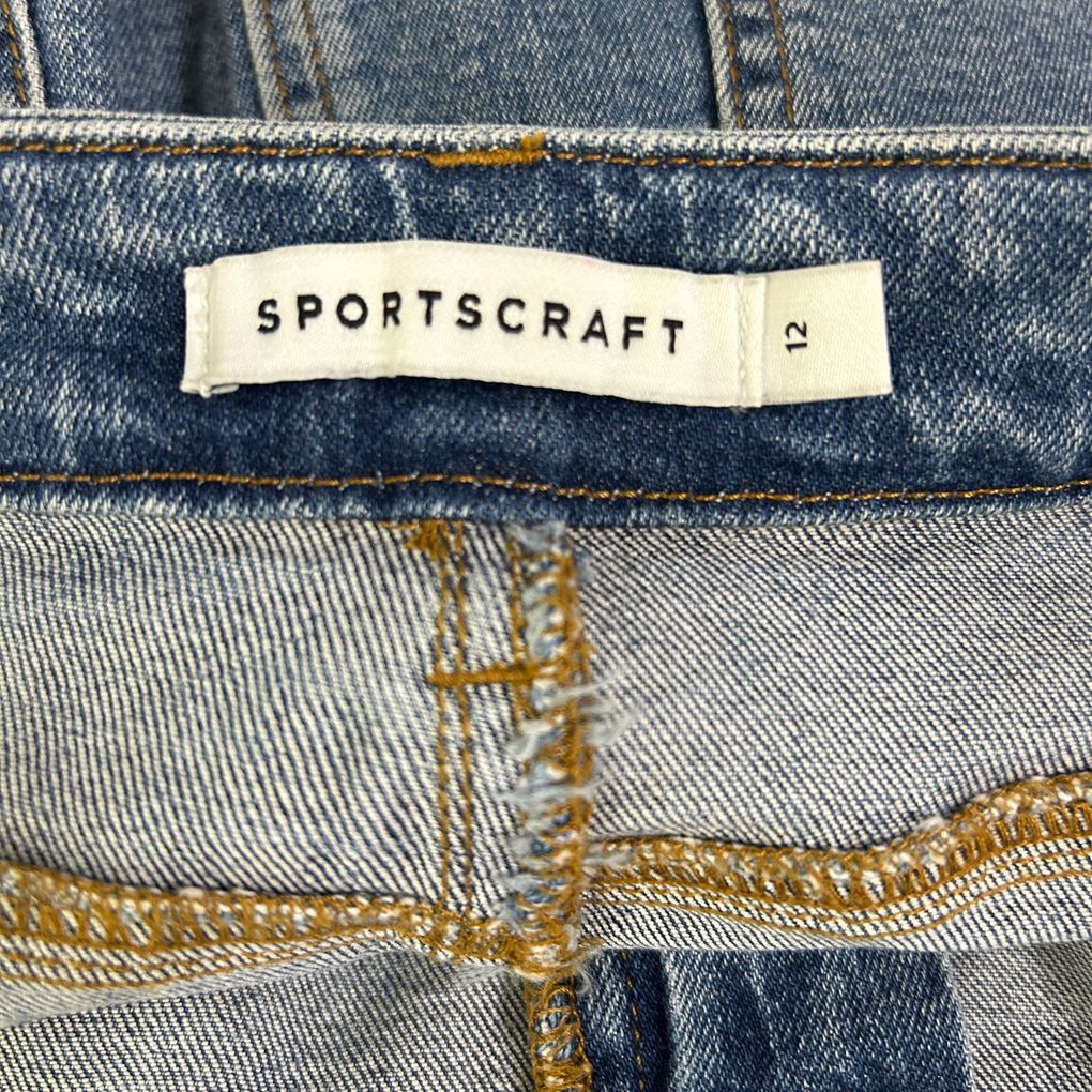 Sportscraft Blue Denim Skirt - Size 12