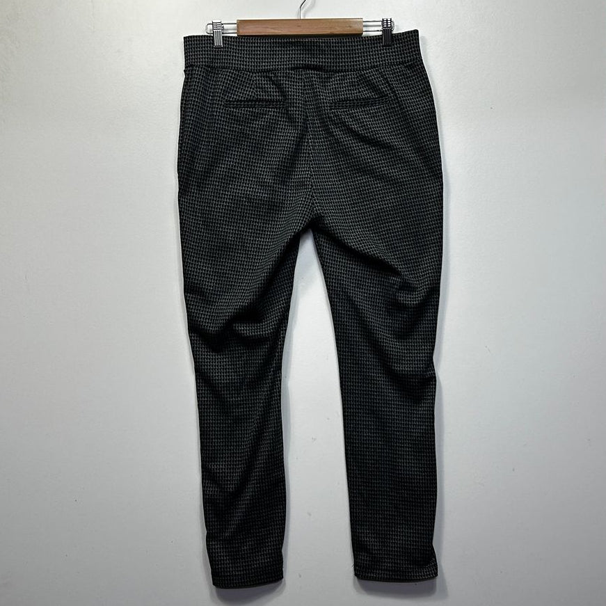 Millers Grey Check Pull On Pants - Size 16