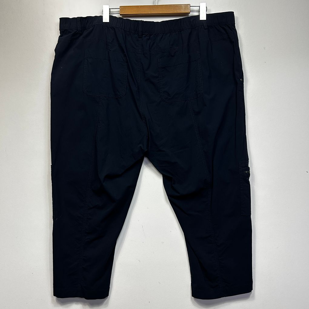 Virtuelle Black Cropped Cargo Pants - Size 24