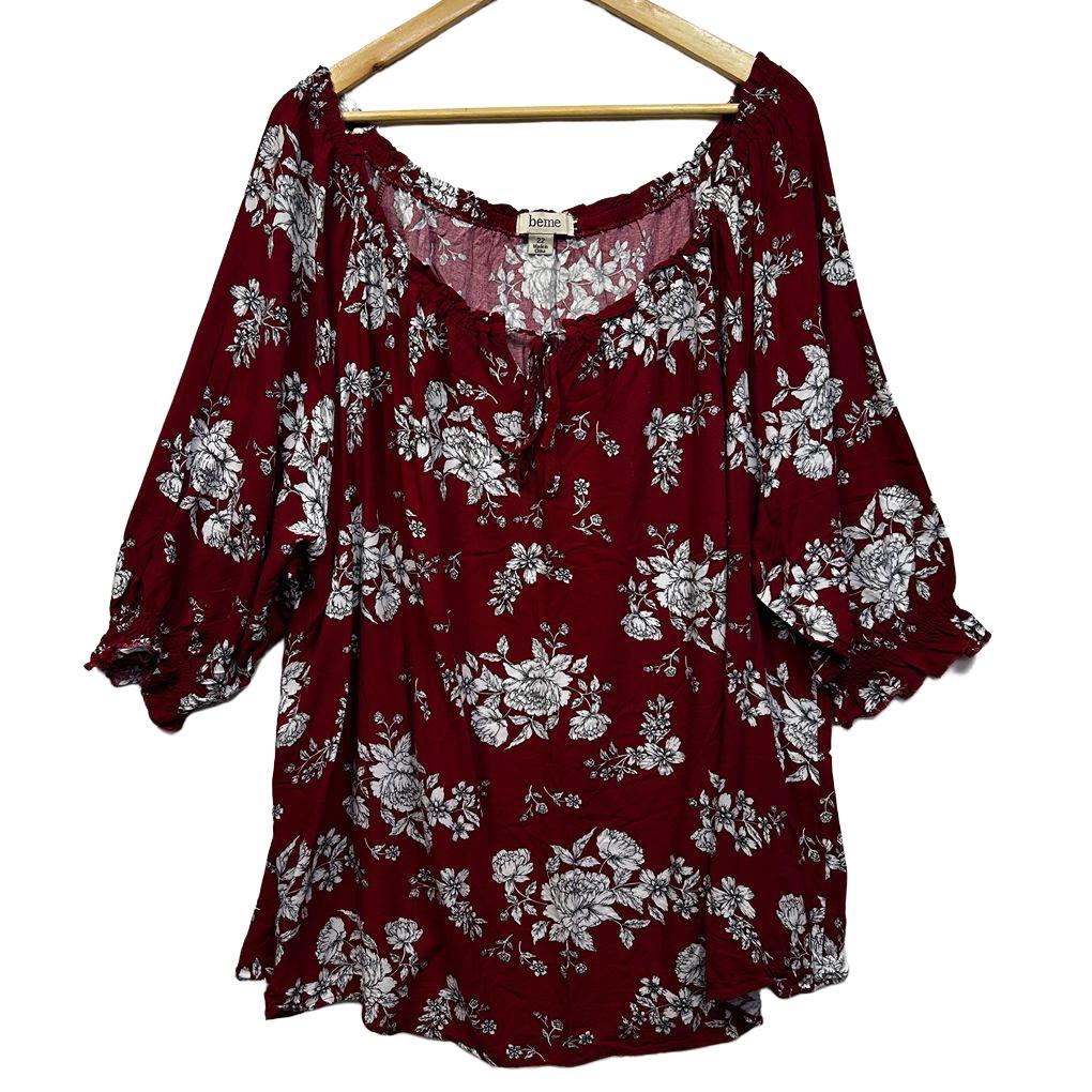 Beme Floral Top - Size 22