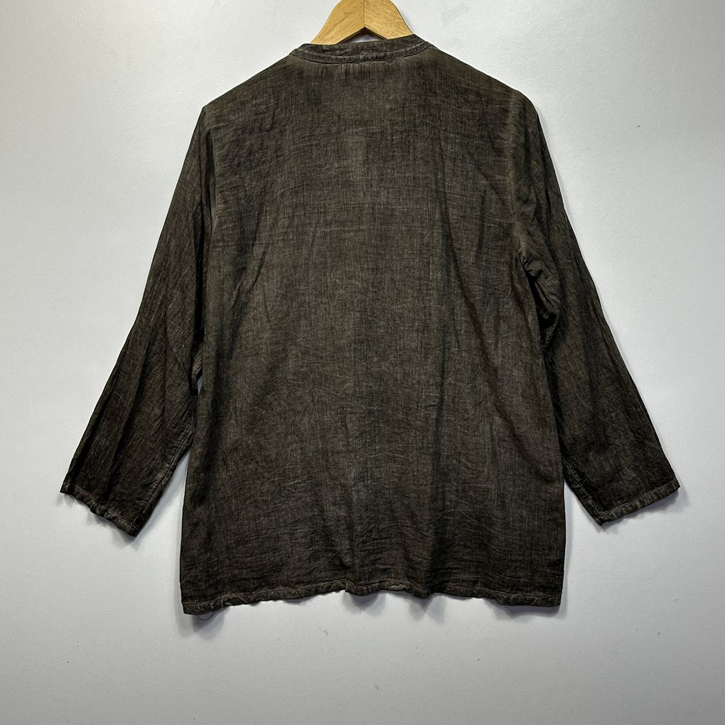 Ruby Yaya Sequin Brown Top - Size L