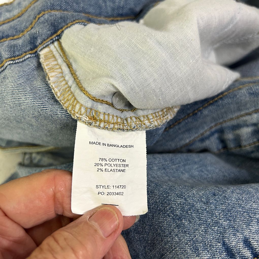 Rivers Blue Plus Size Cropped Pants Jeans - Size 20