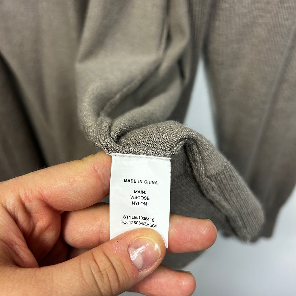 W.Lane Taupe Long Sleeve Cardigan - Size XL