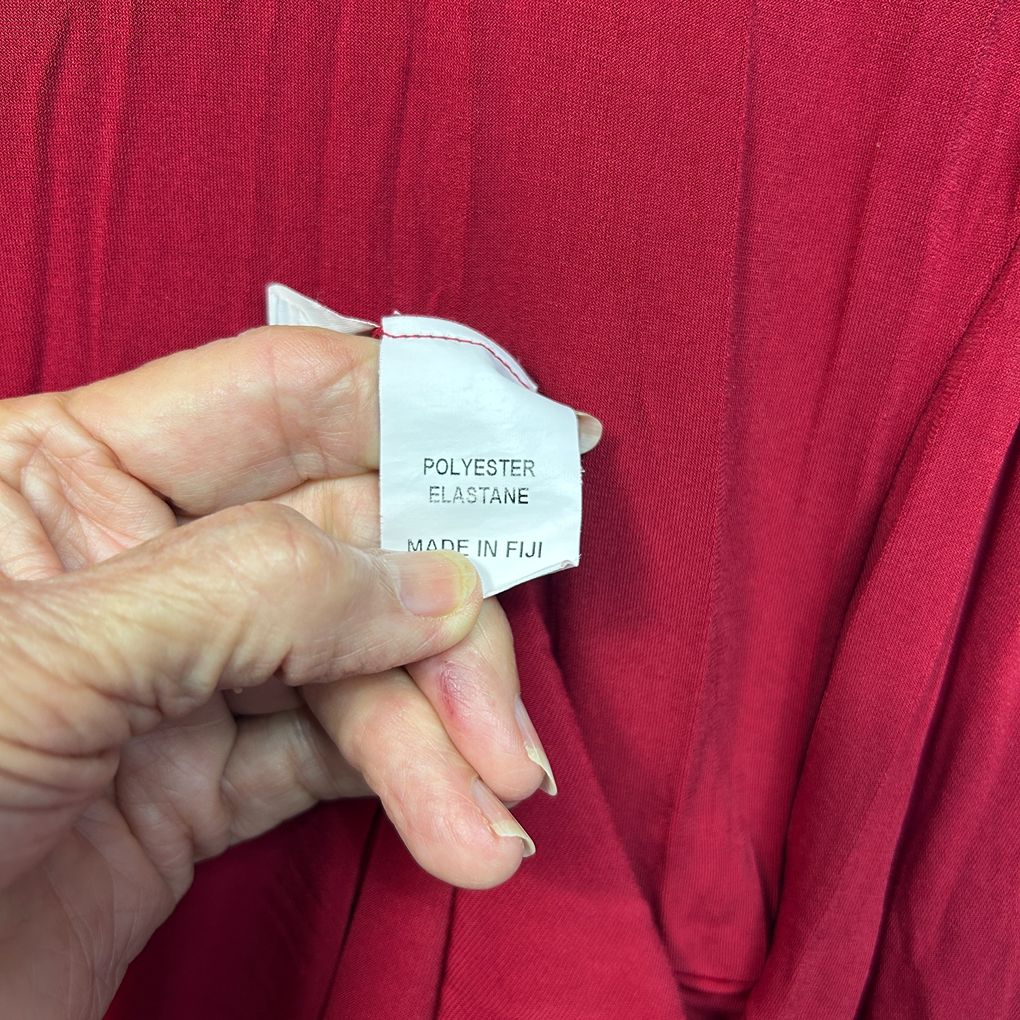 Taking Shape Red Sleeveless Tunic Top - Size 20/L