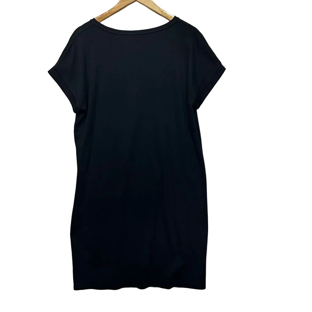 Target Black Cotton T-Shirt Dress - Size L