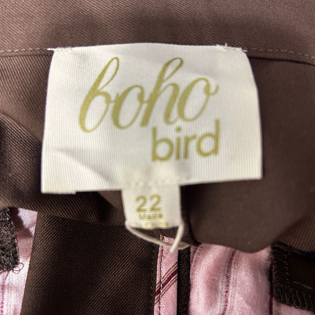 Boho Bird Chocolate Pants - Size 22