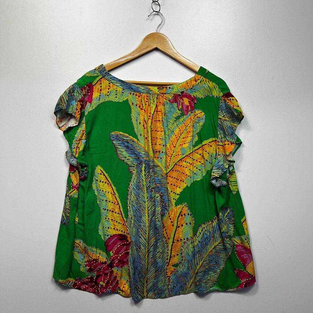 Cynthia Rowley Multicoloured Plus Size Top - Size 2X